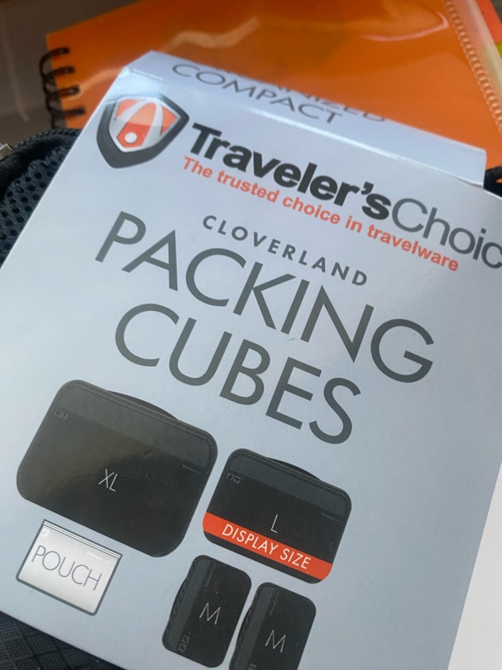 Cloverland Black Packing Cubes by Traveler's Choice - 4-Piece Set